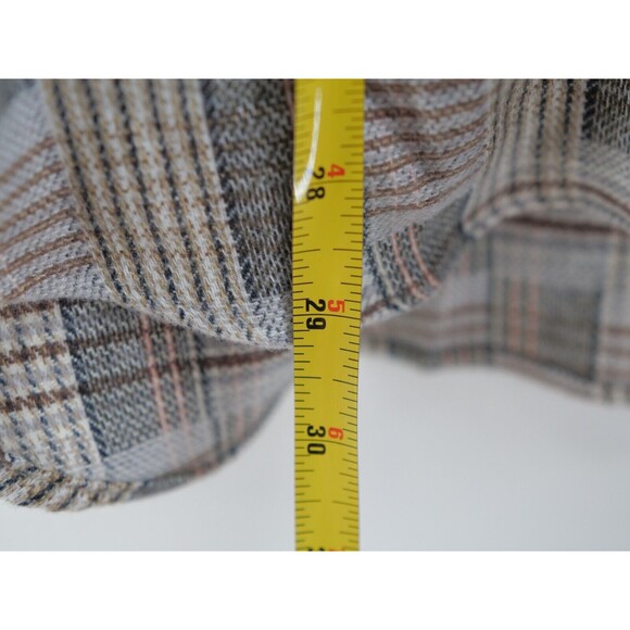 PEREGRINE Farley Check Brushed Cotton Button Up Shirt Large - Picture 7 of 8